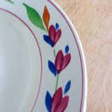 1 deep plate from Gien, Jeannine model