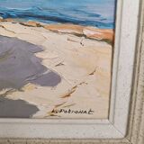 Painting representing the south of France signed Lucien Patronat