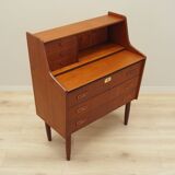 Teak secretary, Danish design, 1970s, production: Denmark
