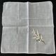 Set of 6 antique embroidered handkerchiefs