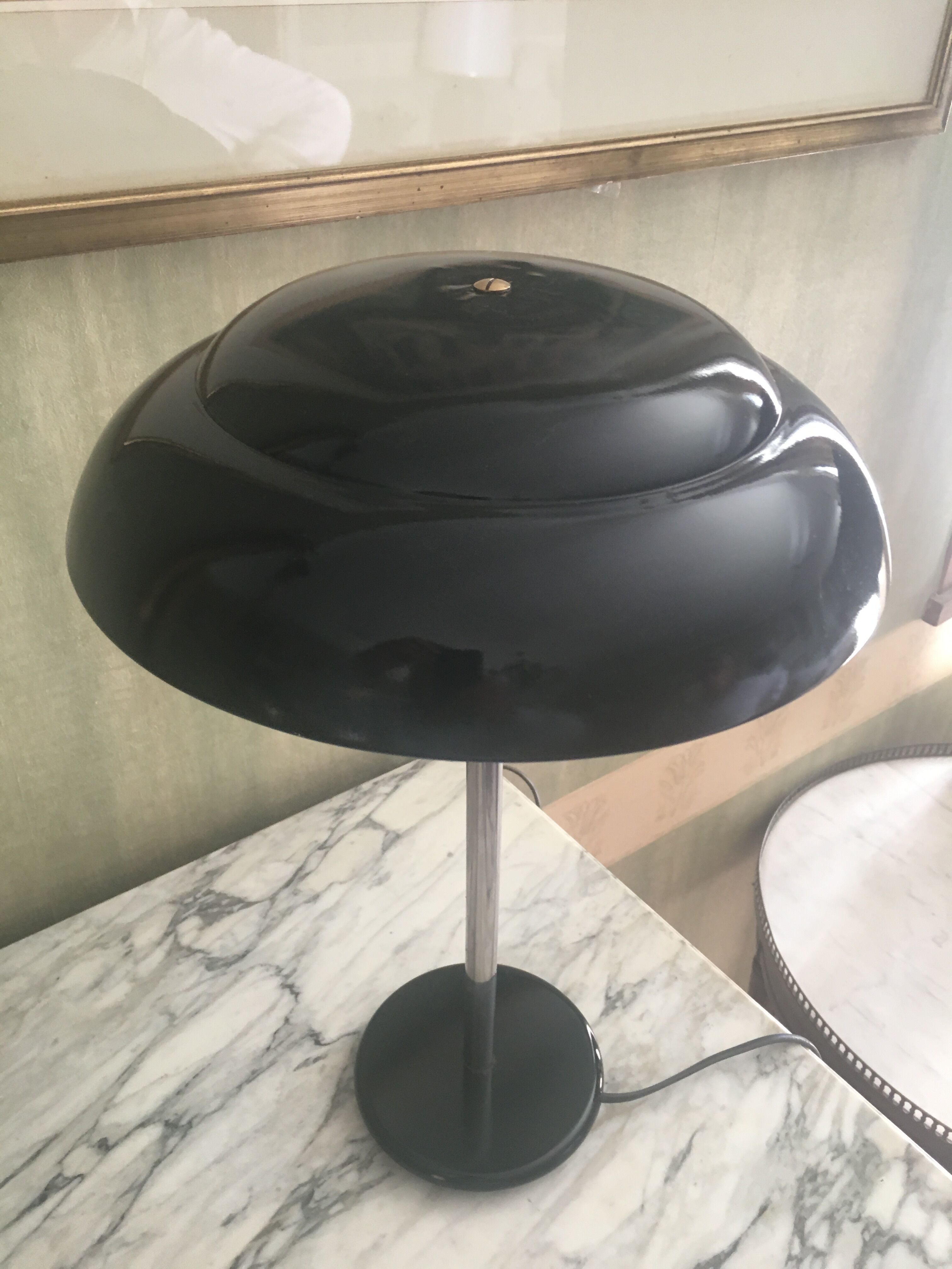 Lampe champignon style  "  paquebot   "
