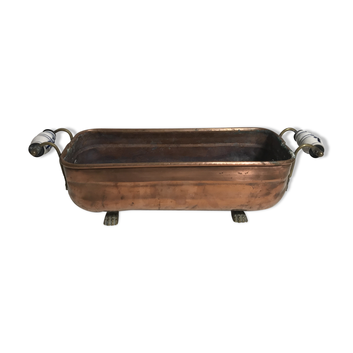 Old copper planter