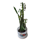 Pair of travertine nesting tables