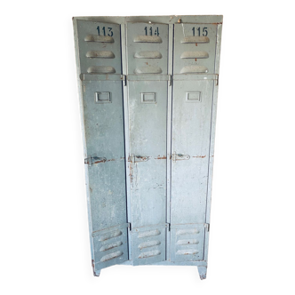 Vintage industrial wardrobe