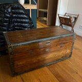 Old wooden trunk