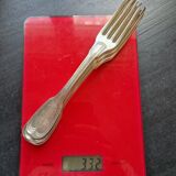 François Dominique Naudin (1805-1840) - Series of 4 table forks - In sterling silver