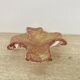 Mid century Murano glass pink bowl , 1970s
