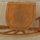 Set chair and stool in solid wood in its patina
