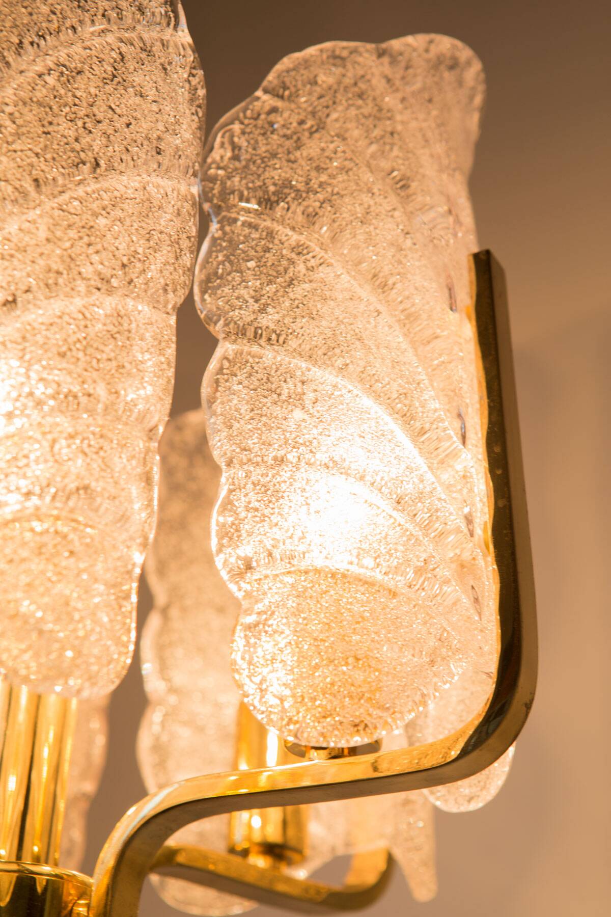 Swedish chandelier 60s Carl Fagerlund / Orrefors