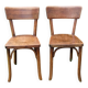 Pair of Baumann bistro chairs