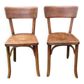 Paire de chaises bistrot Baumann