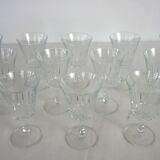 12 Regency Luminarc wine glasses from the 70s