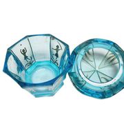 Biedermeier candy dish from Moser, Bohemia, 1890s