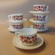 Six tasses à café Scania Arcopal