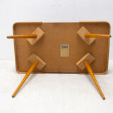 Opaxite glass coffee table, 1960´s, Czechoslovakia