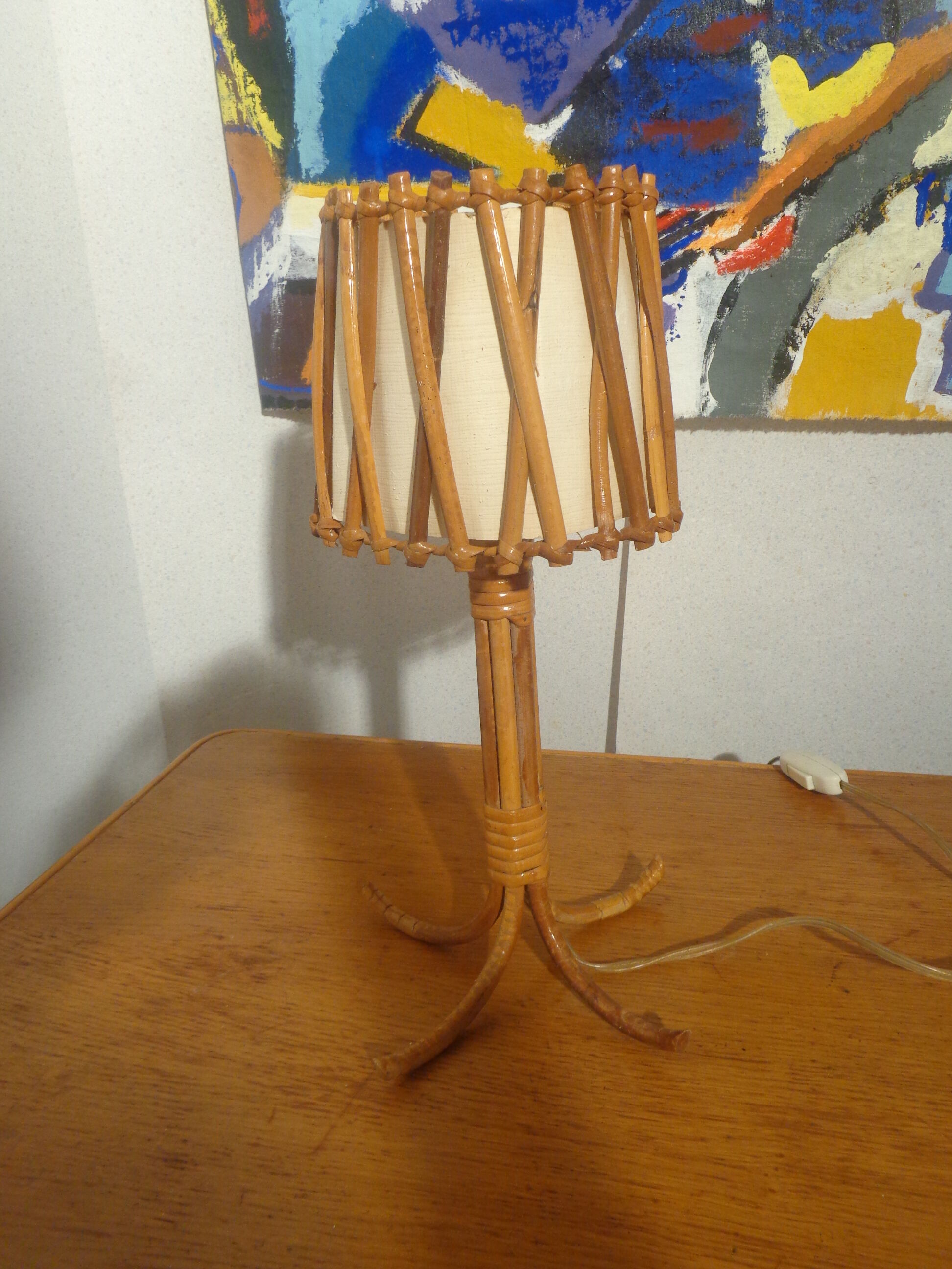 Lamp to be laid Louis Sognot 1950