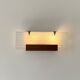 Vintage wall light, chrome metal and frosted glass, France, 1940.