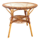 1960s rattan round table