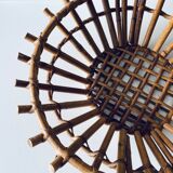 Old rattan basket