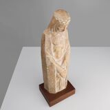 Religious Statue Jesus Christ in Art Deco style by belgian artist André Tea