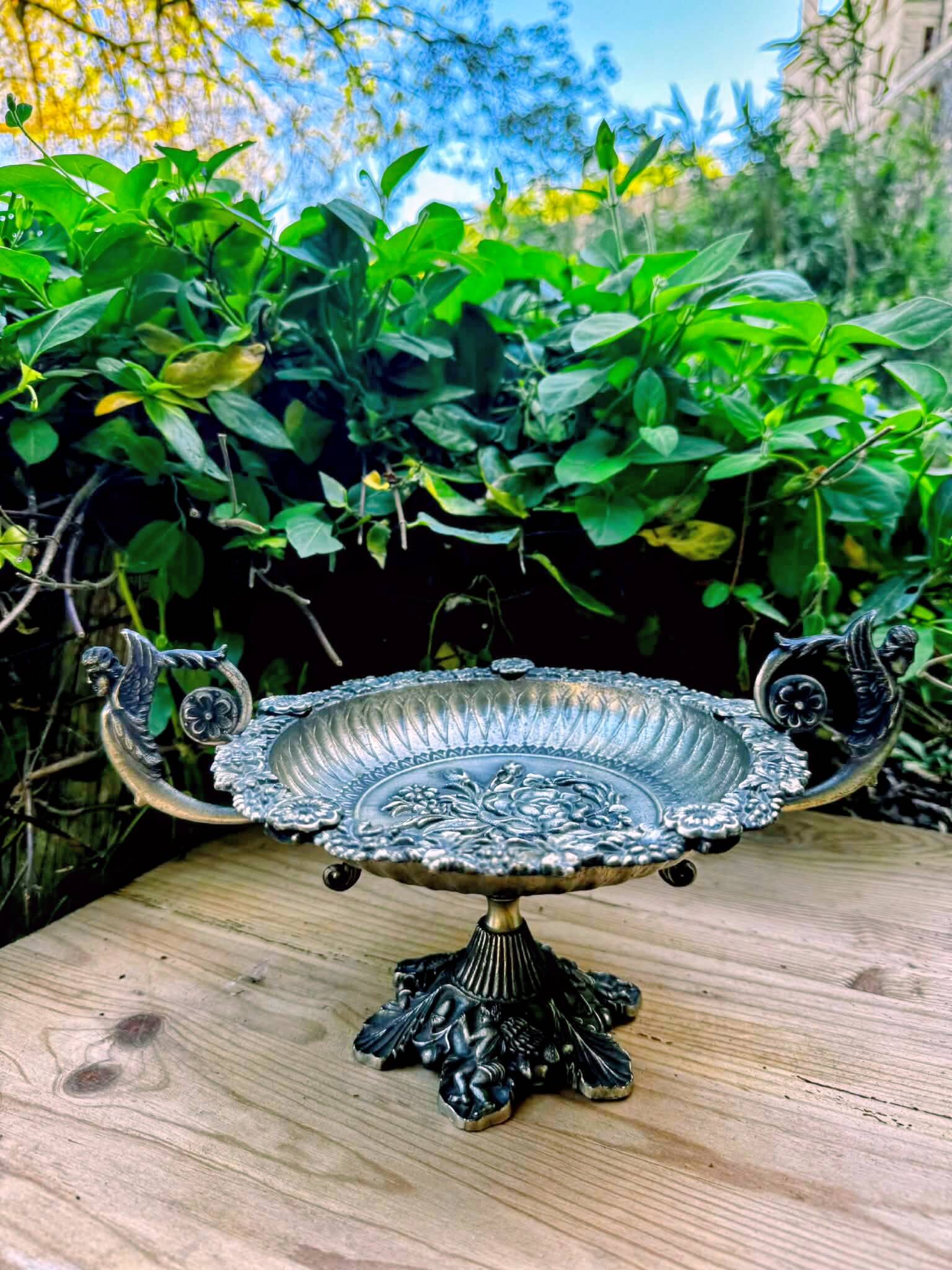 Silver centrepiece from the Art Nouveau period.