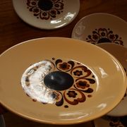 Lot of 10 vintage flat plates from the GIEN factory