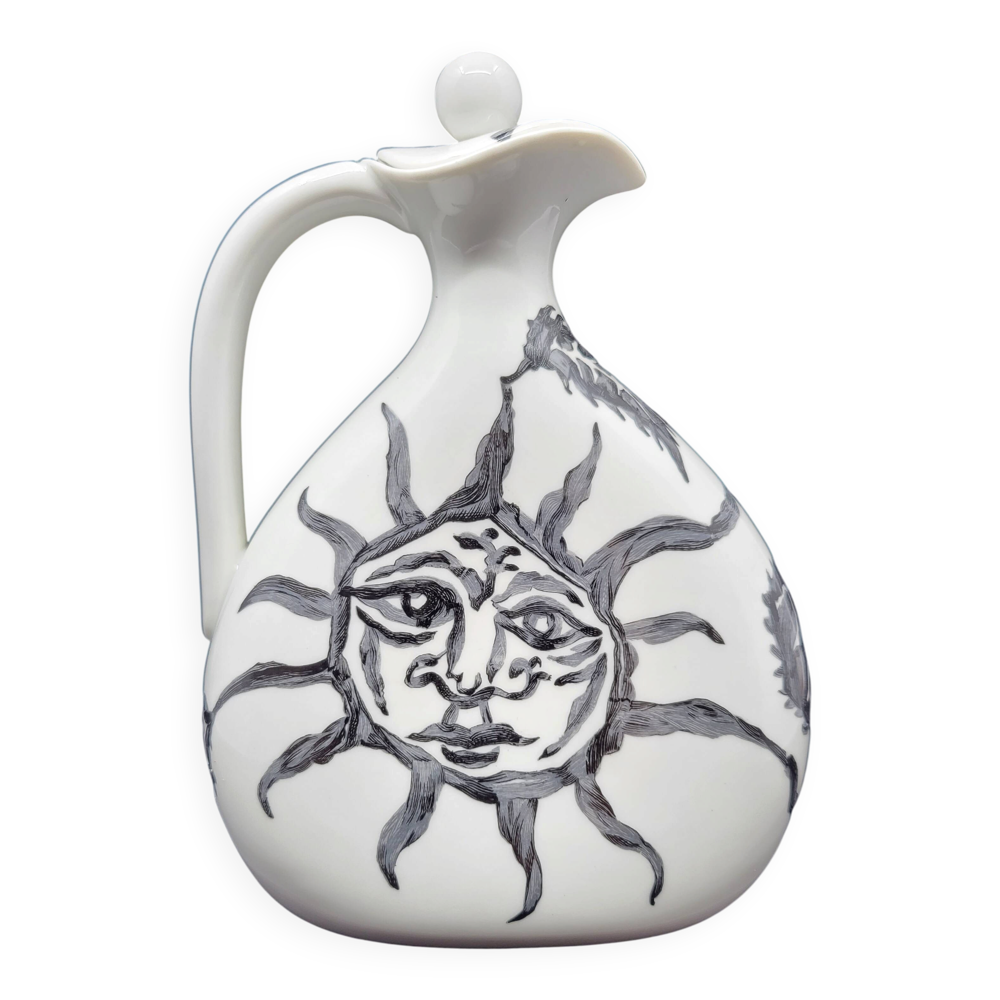 Bottle Jean Lurçat by Haviland Limoges in porcelain France