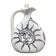 Bottle Jean Lurçat by Haviland Limoges in porcelain France
