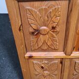 Vintage wooden carved room devider