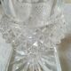 Crystal vase has spikes of diamonds