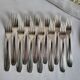 12 silver-plated table forks Manufrance