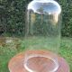 Large old bell in blown glass (48 cm)