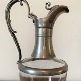 Ewer, Glass and tin, circa 1950
