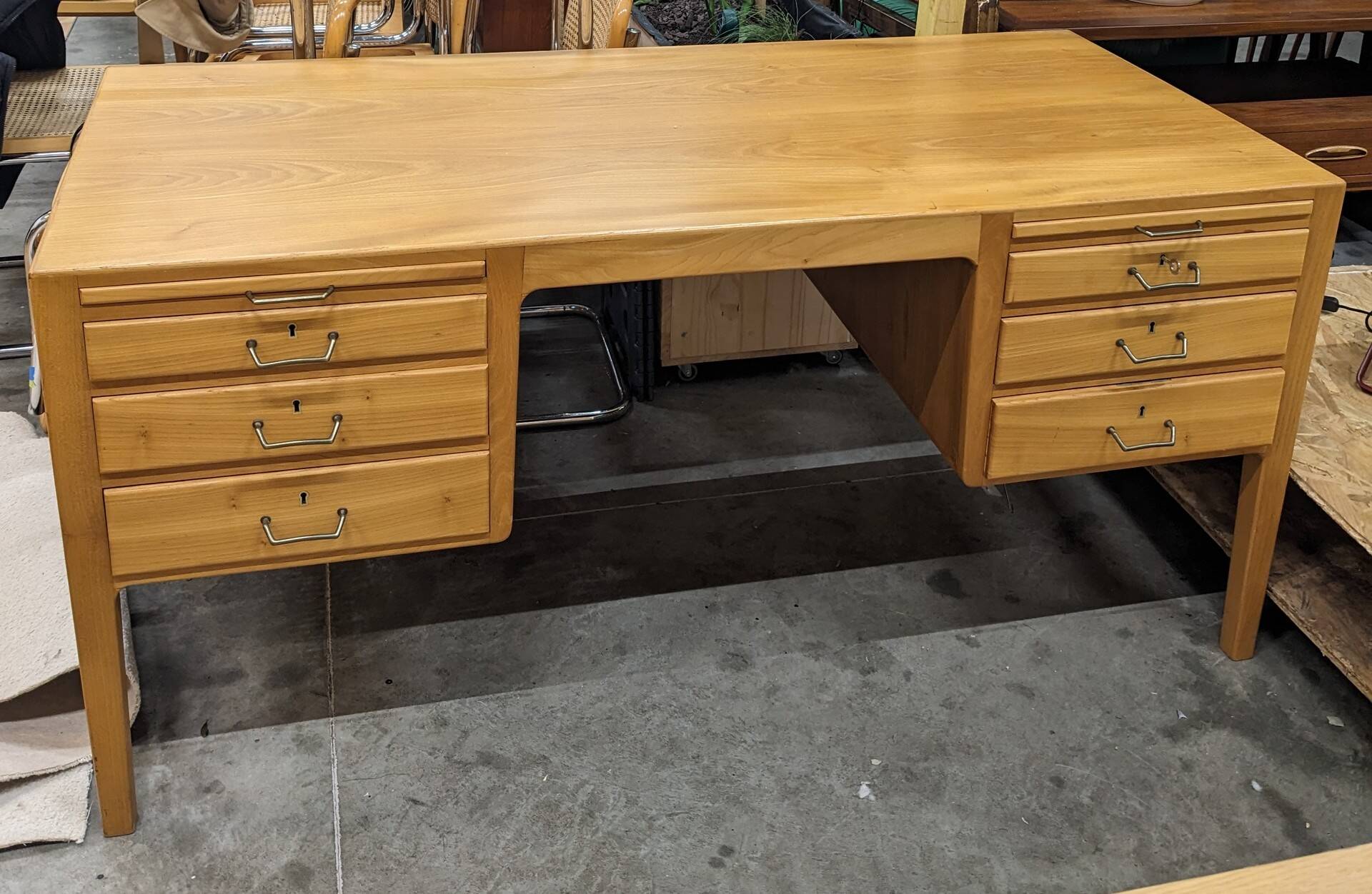 Vintage oak desk