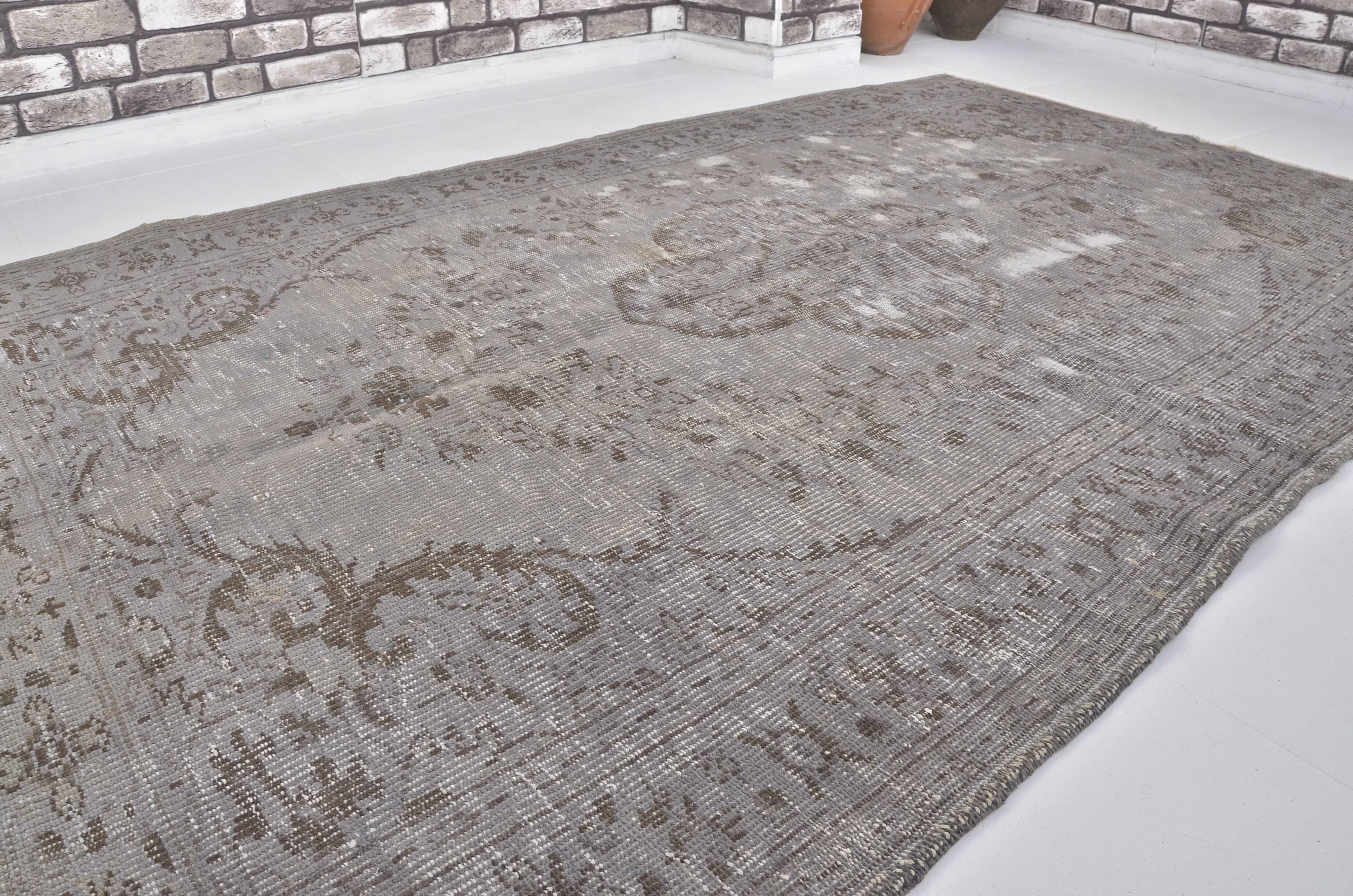 Grey Handknotted Area Rug sku 1510