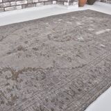 Grey Handknotted Area Rug sku 1510