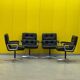 1970s Leather Swivel Chair Eurochair by Girsberger (Price for One)