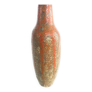 Mid-century Studio Pottery Tall Thick Glazed Vase, 1960s