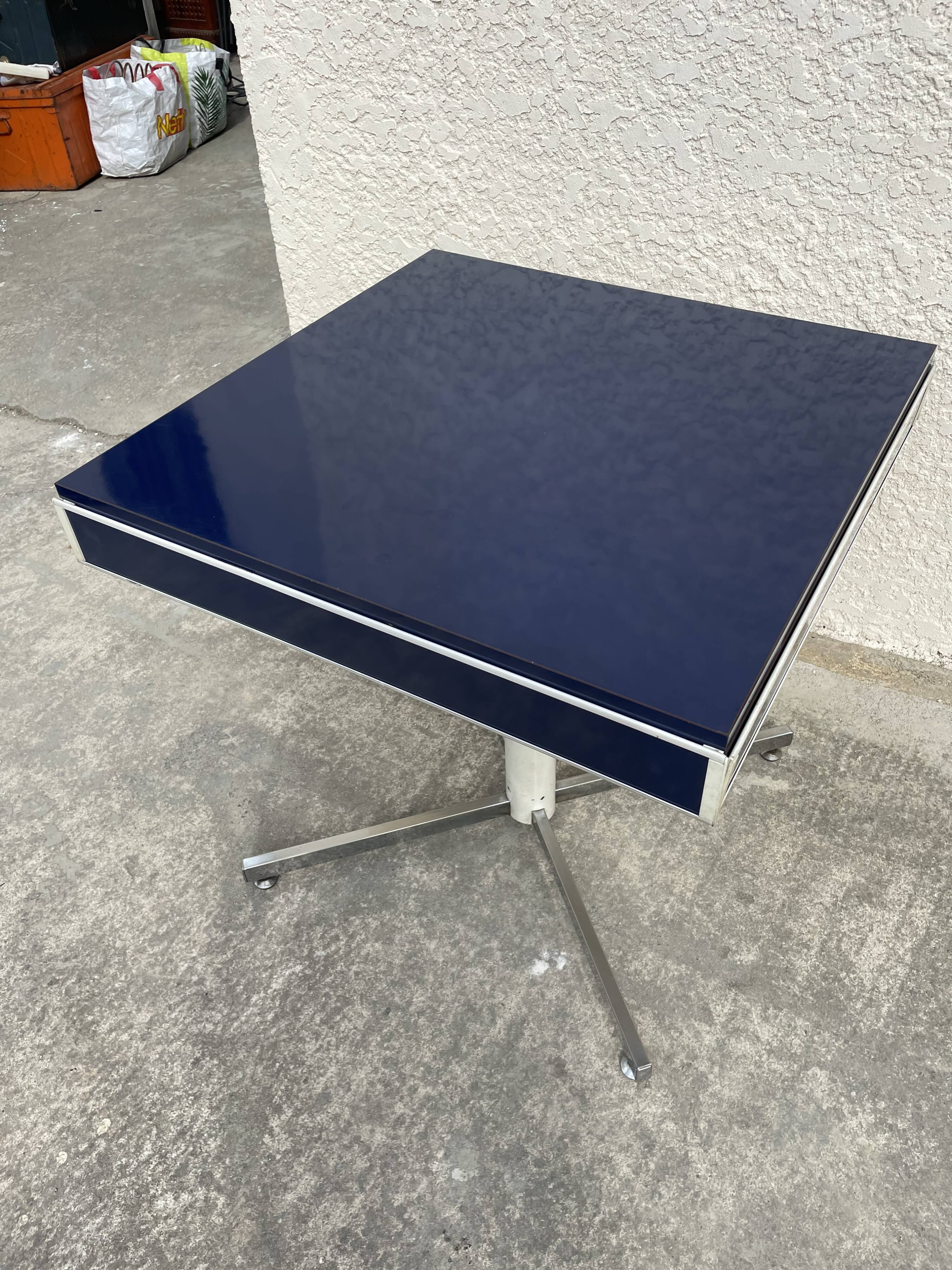 Vintage blue table