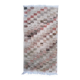 Small vintage Turkish rug 50x90 cm, short runner, tribal, mini carpet 2547