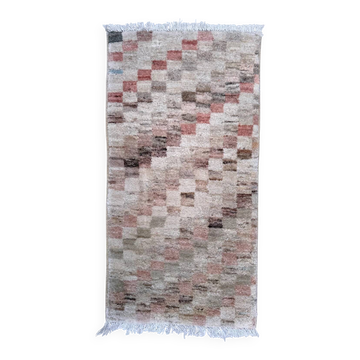Small vintage Turkish rug 50x90 cm, short runner, tribal, mini carpet 2547