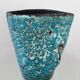 Vase bleu Fat lave 1960