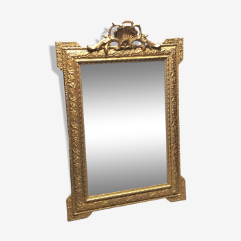 Antique Louis XV style mirror with pretty moldings