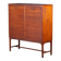 Teak Drum Cabinet with Brass Handle, Denmark, 1960s