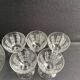 Port service – blown and engraved crystal – Art Deco