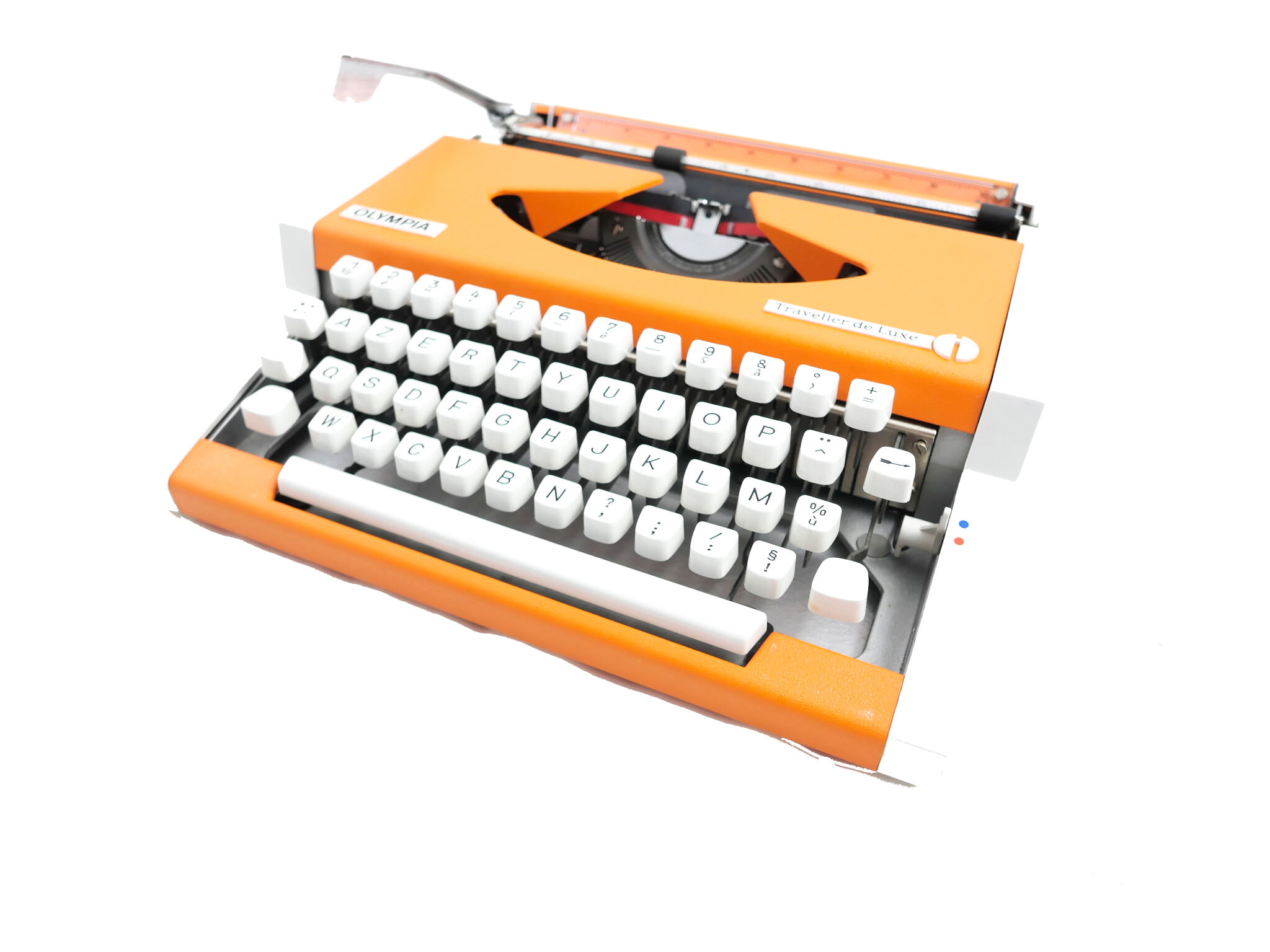 Machine to type Olympia Traveller Luxury Orange revised new ribbon