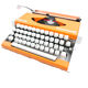 Machine to type Olympia Traveller Luxury Orange revised new ribbon