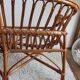 Rattan bench, 1970s