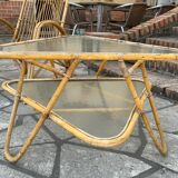 Vintage triangular coffee table