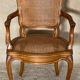 Canned armchair